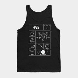 Aries Profile - Astrology Signs Tank Top